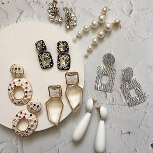 Ztech New Style Za  Resins Flower/Crystal/Beads Drop Earrings Women Long Big Statement Wholesale Factory Jewelry Ear Accessories