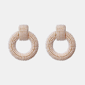 Ztech New Style Za  Resins Flower/Crystal/Beads Drop Earrings Women Long Big Statement Wholesale Factory Jewelry Ear Accessories