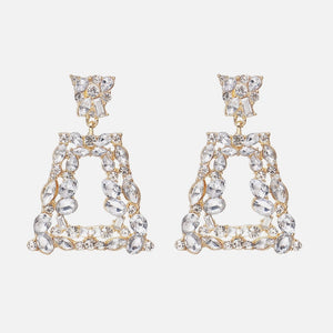 Ztech New Style Za  Resins Flower/Crystal/Beads Drop Earrings Women Long Big Statement Wholesale Factory Jewelry Ear Accessories