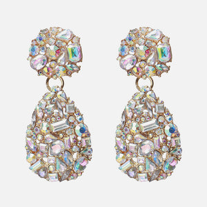 Ztech New Style Za  Resins Flower/Crystal/Beads Drop Earrings Women Long Big Statement Wholesale Factory Jewelry Ear Accessories