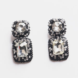 Ztech New Style Za  Resins Flower/Crystal/Beads Drop Earrings Women Long Big Statement Wholesale Factory Jewelry Ear Accessories