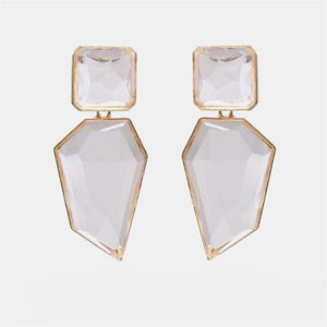 Ztech New Style Za  Resins Flower/Crystal/Beads Drop Earrings Women Long Big Statement Wholesale Factory Jewelry Ear Accessories