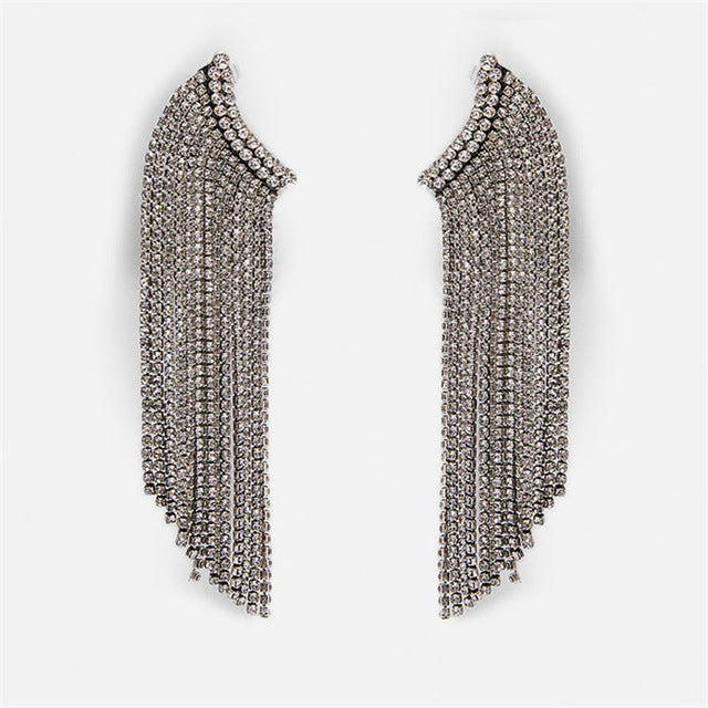 Ztech New Style Za  Resins Flower/Crystal/Beads Drop Earrings Women Long Big Statement Wholesale Factory Jewelry Ear Accessories