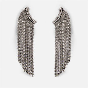 Ztech New Style Za  Resins Flower/Crystal/Beads Drop Earrings Women Long Big Statement Wholesale Factory Jewelry Ear Accessories