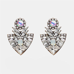 Ztech New Style Za  Resins Flower/Crystal/Beads Drop Earrings Women Long Big Statement Wholesale Factory Jewelry Ear Accessories