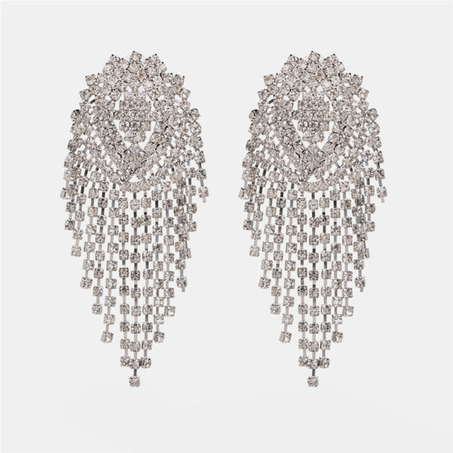 Ztech New Style Za  Resins Flower/Crystal/Beads Drop Earrings Women Long Big Statement Wholesale Factory Jewelry Ear Accessories