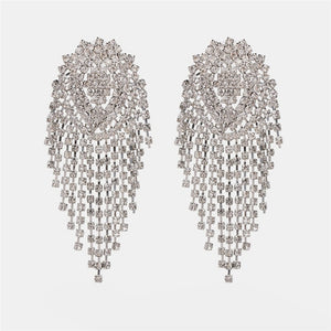 Ztech New Style Za  Resins Flower/Crystal/Beads Drop Earrings Women Long Big Statement Wholesale Factory Jewelry Ear Accessories