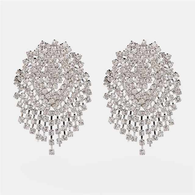 Ztech New Style Za  Resins Flower/Crystal/Beads Drop Earrings Women Long Big Statement Wholesale Factory Jewelry Ear Accessories