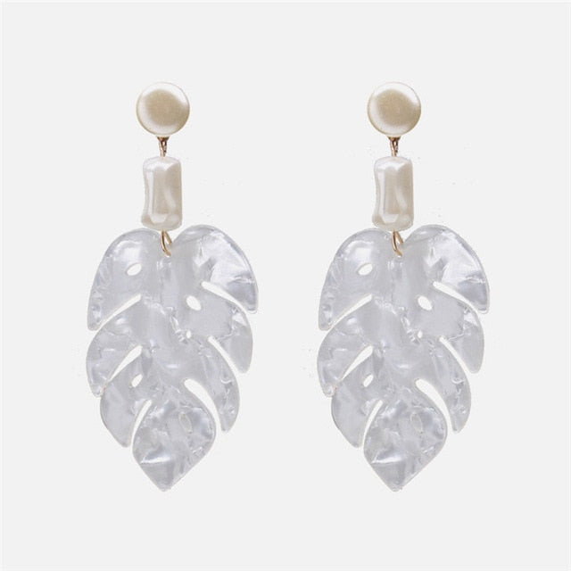 Ztech New Style Za  Resins Flower/Crystal/Beads Drop Earrings Women Long Big Statement Wholesale Factory Jewelry Ear Accessories