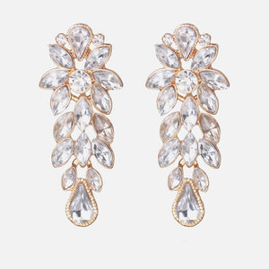 Ztech New Style Za  Resins Flower/Crystal/Beads Drop Earrings Women Long Big Statement Wholesale Factory Jewelry Ear Accessories