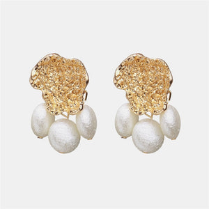 Ztech New Style Za  Resins Flower/Crystal/Beads Drop Earrings Women Long Big Statement Wholesale Factory Jewelry Ear Accessories