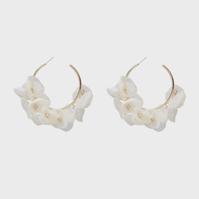 Ztech New Style Za  Resins Flower/Crystal/Beads Drop Earrings Women Long Big Statement Wholesale Factory Jewelry Ear Accessories