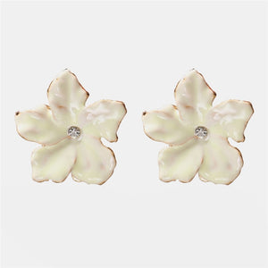 Ztech New Style Za  Resins Flower/Crystal/Beads Drop Earrings Women Long Big Statement Wholesale Factory Jewelry Ear Accessories