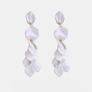 Ztech New Style Za  Resins Flower/Crystal/Beads Drop Earrings Women Long Big Statement Wholesale Factory Jewelry Ear Accessories