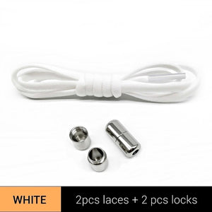 SOBU New Elastic Shoelaces Metal Capsule Button No Tie Shoe Laces