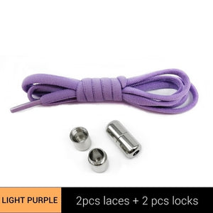 SOBU New Elastic Shoelaces Metal Capsule Button No Tie Shoe Laces
