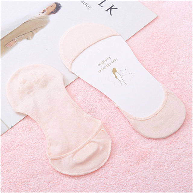 Wholesale Harajuku Cotton Socks Summer Autumn Cute Candy Color Boat Socks Invisible Low Cut Ankle Socks Women Girls Thin Sock