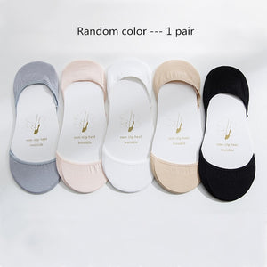 Wholesale Harajuku Cotton Socks Summer Autumn Cute Candy Color Boat Socks Invisible Low Cut Ankle Socks Women Girls Thin Sock