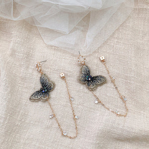 2019 New Crystal Pearl Tassel Earrings Female Long Paragraph Geometric Pendant Earrings Wedding Fashion Jewelry Jewelry Gifts