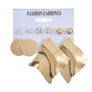 Tassel Acrylic Earrings For Women Bohemian Earrings Set Big Geometric Drop Earring 2020 Pearl Earrings Set DIY Fashion Jewelry