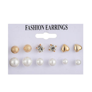 Tassel Acrylic Earrings For Women Bohemian Earrings Set Big Geometric Drop Earring 2020 Pearl Earrings Set DIY Fashion Jewelry