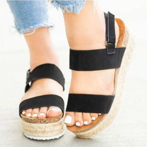 HOT Sandals Women Wedges Shoes Pumps High Heels Sandals Summer Flip Flop Chaussures Femme Platform Sandals Sandalia Feminina