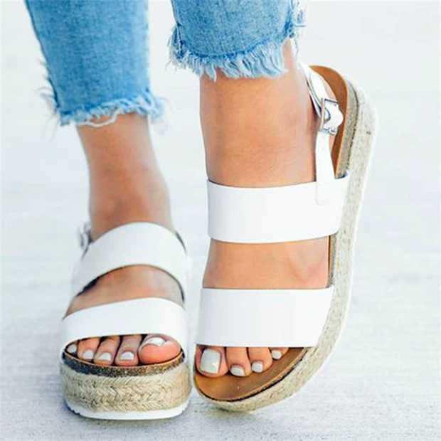 HOT Sandals Women Wedges Shoes Pumps High Heels Sandals Summer Flip Flop Chaussures Femme Platform Sandals Sandalia Feminina