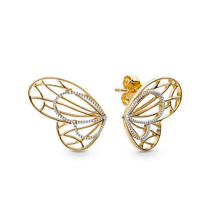 KAKANY 2019 Spring New SHINE OPENWORK BUTTERFLIES Earrings Pendant Original high quality Fashion Jewelry