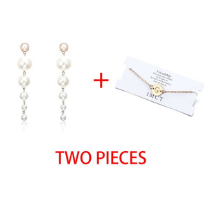 2 pcs Bracelet & Bangle For Women Trendy Simple Adjustable Name 2020 Gold Color Bracelets+Earrings Fashion Jewelry Female Gift
