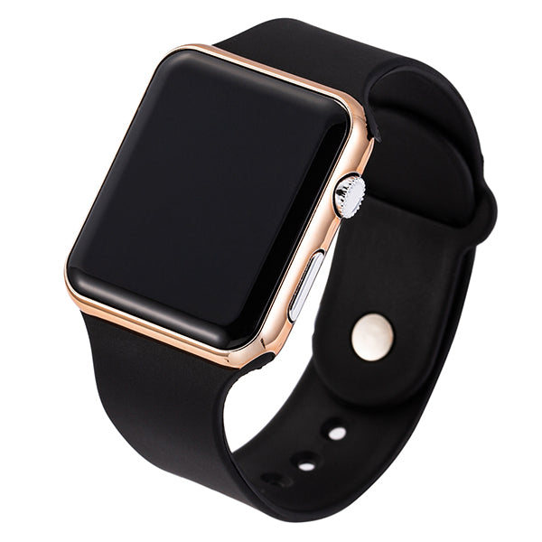 2020 nova rosa casual relógios de pulso feminino relógio led digital esporte masculino relógio de pulso silicone feminino reloj mujer erkek kol saati