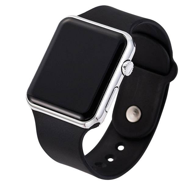2020 nova rosa casual relógios de pulso feminino relógio led digital esporte masculino relógio de pulso silicone feminino reloj mujer erkek kol saati