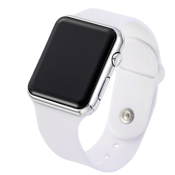 2020 nova rosa casual relógios de pulso feminino relógio led digital esporte masculino relógio de pulso silicone feminino reloj mujer erkek kol saati