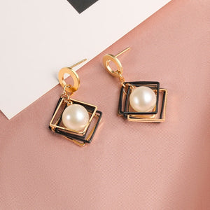 X & p nova moda redonda balançar gota coreano brincos para as mulheres geométrico redondo coração ouro brinco casamento 2020 kolczyki jóias