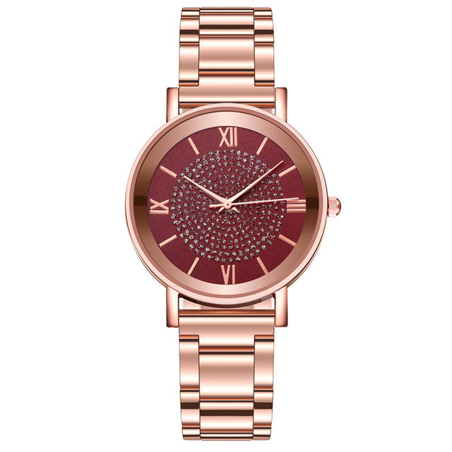 Relógios femininos 2020 luxo diamante rosa ouro senhoras relógios de pulso magnético feminino pulseira relógio para feminino relogio feminino