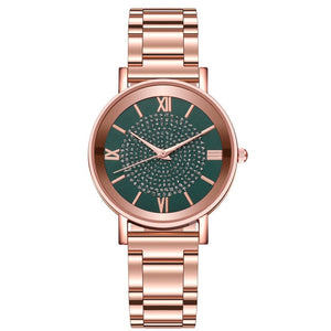 Relógios femininos 2020 luxo diamante rosa ouro senhoras relógios de pulso magnético feminino pulseira relógio para feminino relogio feminino