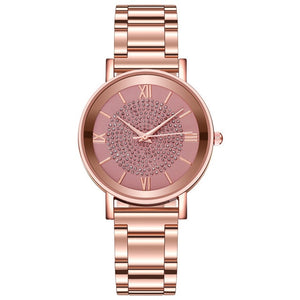 Relógios femininos 2020 luxo diamante rosa ouro senhoras relógios de pulso magnético feminino pulseira relógio para feminino relogio feminino